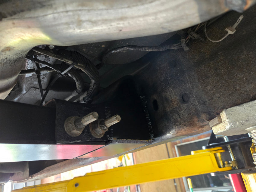 1999-2006 Silverado  Raised Transmission Crossmember Plates