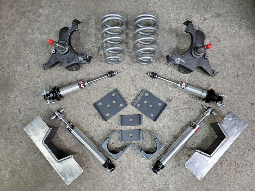 1988-1998 Silverado 4/6 QA1 Coil Over Drop Kit