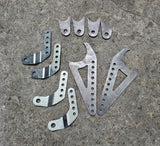 2007-2013 Silverado Sierra Reklez Shock Relocation Kit Brackets Only