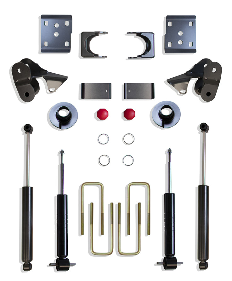 2015-2024 Ford F150 Maxtrac 2/4 Drop Kit With Shocks, 2WD Only K333224S