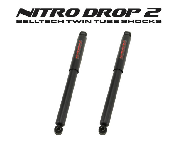 Belltech 8530 Nitro Drop 2 Rear Shocks For S10 Sonoma 2WD 1982-2004 3-6 Inch Drop Pair