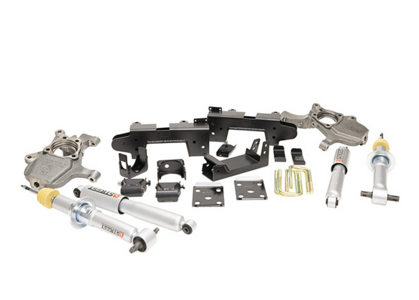 2019-2024 Chevy Silverado Sierra 4/6 Drop Kit Belltech 1040SP Fits All Cabs 2wd