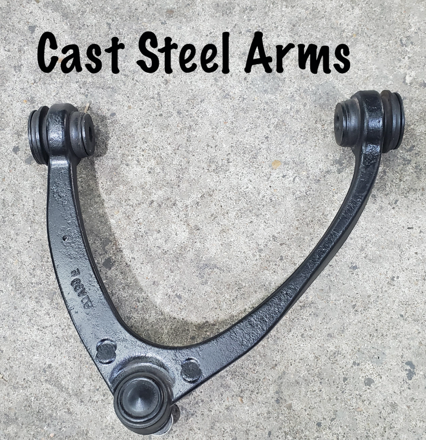 2014-2018 Silverado Stamped Steel/ Aluminum Arms Adjustable Drop Kit 3/5, 4/6, 4/7 2wd & 4x4