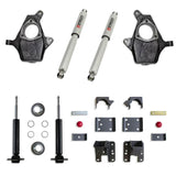 2007-2013 Silverado, Sierra, Adjustable Drop Kit, 3/5, 4/6, 4/7 2wd, 4x4,Cast Arms, All Cabs