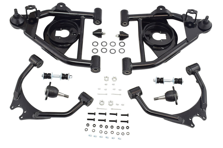 88-98 Silverado, Sierra C1500 2WD 4" Drop Arms (upper / Lower) (2" Drop springs needed)