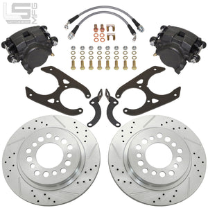 1988-1998 Silverado Sierra Obs Rear Disc Brakes Conversion (5-lug, for 10