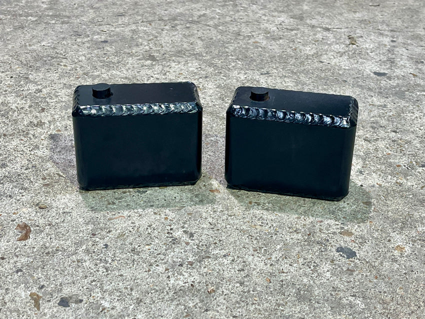 1988-1998 C1500 Silverado, Sierra 3" Custom Drop Blocks, Center Rear End