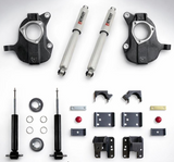 2014-2018 Silverado Stamped Steel/ Aluminum Arms Adjustable Drop Kit 3/5, 4/6, 4/7 2wd & 4x4