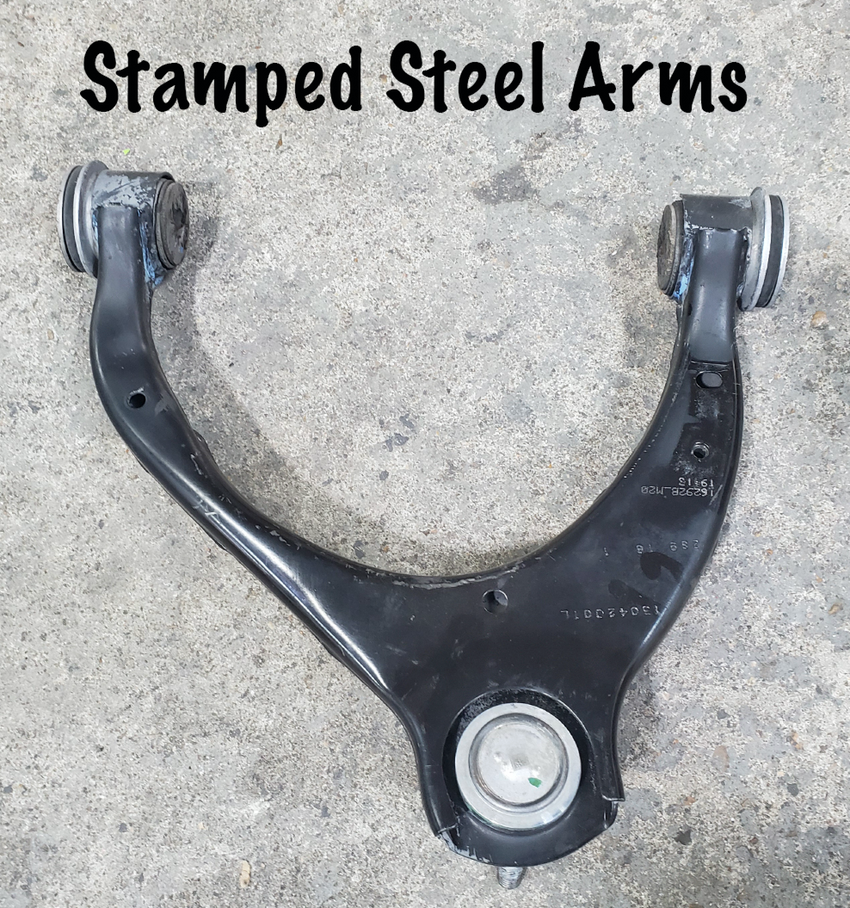 Upper Control Arms for Lifted 2007-2018 Silverado Sierra Gm Trucks 2wd & 4x4 Stamped Steel/Aluminum